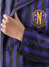 Wednesday school uniform black purple for women
