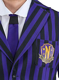 Wednesday Schuluniform schwarz-violett für Männer