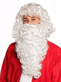 Weihnachtsmann Rauschebart mit Perücke