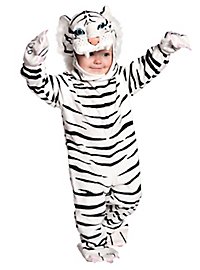 Weißer Tiger Kostüm für Babys