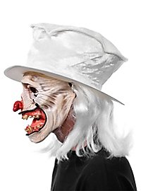 Weißer Voodoo Clown Maske