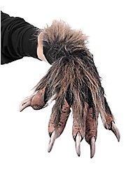Werewolf hands made of latex