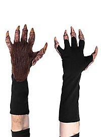 Werwolfhände Handschuhe braun