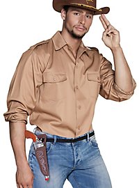 Western revolver met holster