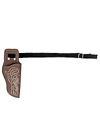Western revolver met holster