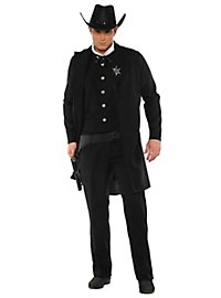 Western sheriff costume black