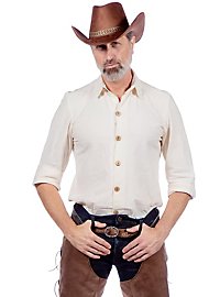Western shirt old white