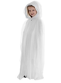 White ghost cape for kids