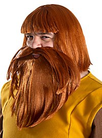 Wickie Halvar Pruik-Baard-Set