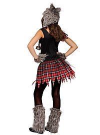Wild wolf costume for girls