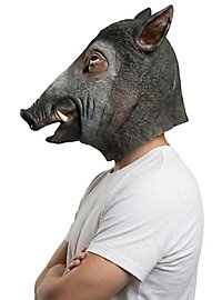 Wildschwein Maske aus Latex