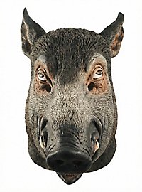 Wildschwein Maske aus Latex