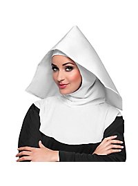 Witte nonnenkapje