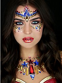 Wonder Woman – Körperschmuck zum Aufkleben