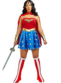 wonder woman sexy suit Red Star Print 7 Piece Wonderful Woman Costume – AMIClubwear