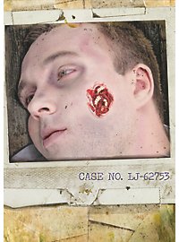 Wurmfraß Latexapplikation