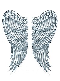 XL Wings Temporary Tattoo