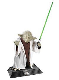 Yoda Statue life-size with Lightsaber