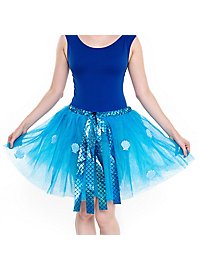 Zeemeermin tutu blauw