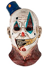 Zombie clown mask from latex