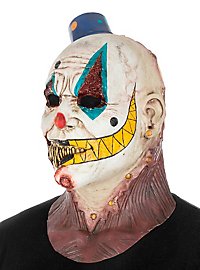 Zombie clown mask from latex