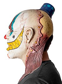 Zombie clown mask from latex