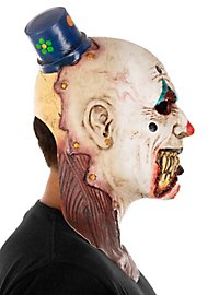 Zombie clown mask from latex