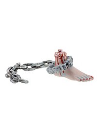 Zombie foot with chain deco