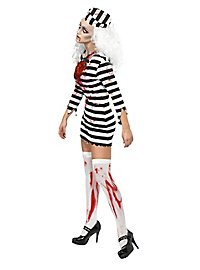 Zombie Jailbird Girl Costume