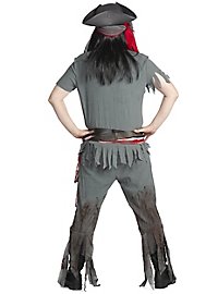 Zombie Pirate Costume with Wig