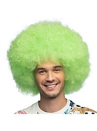 Zuckerwatte UV Perücke neongrün