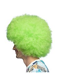Zuckerwatte UV Perücke neongrün