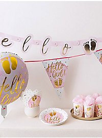 ¡Hola Niña! Platos De Papel 6 Piezas